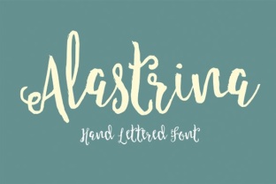 Alastrina: A Handwritten Font with Character and Versatility