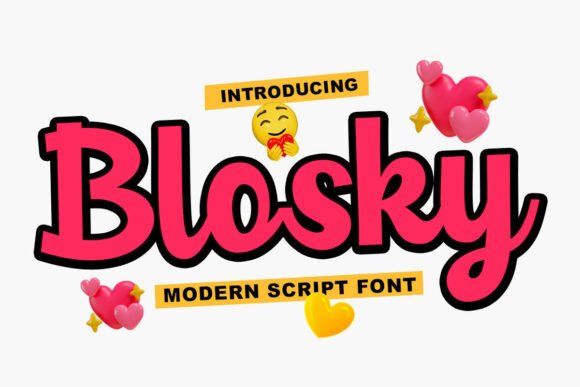 Blosky Script: Where Playful Typography Meets Purposeful Design