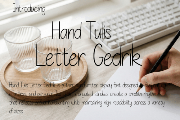 Hand Tulis Letter Gedrik: A Warm, Readable Handwritten Font