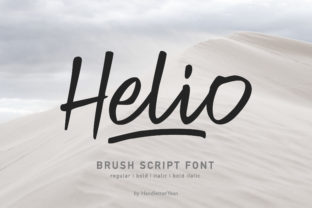 Helio: Where Handwritten Charm Meets Bold, Confident Energy