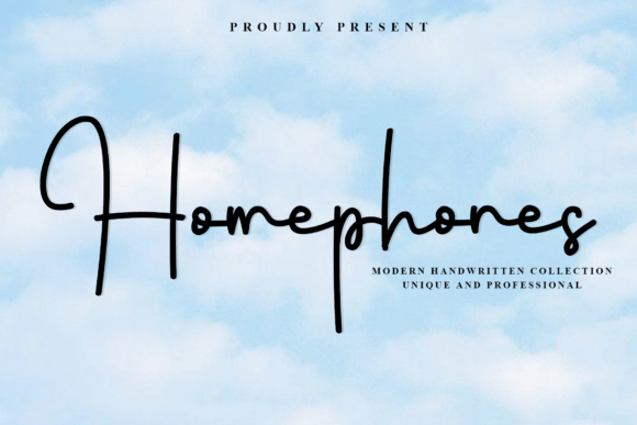 Homephones: The Elegant Handwritten Font That Elevates Real Projects