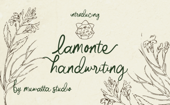 Introducing Lamonte Handwriting: A Touch of Whimsy in the Digital Age