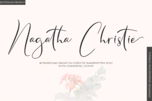 Nagatha Christie: A Handwritten Font That Elevates Real-World Design Work