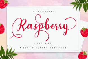 Raspberry Duo: A Sweet, Handwritten Font Pair That Feels Like a Personal Invitation