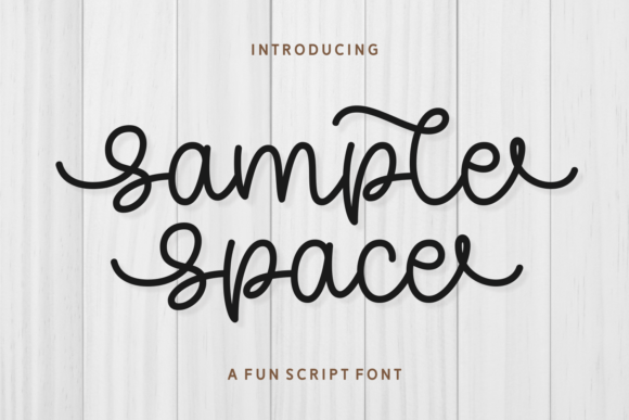 Sample Space: A Font with Personality