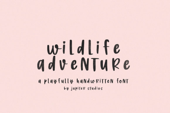 Wildlife Adventure: A Handwritten Font That Fits Real Creative Workflows